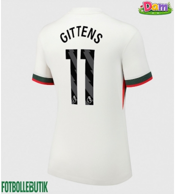 Chelsea Jamie Gittens #11 Bortatröja Kvinnor 2025-26 Kortärmad